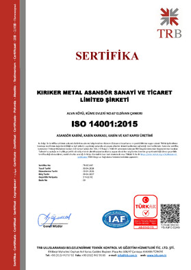 ISO 14001:2015 ÇEVRE YÖNETİM SİSTEMİ