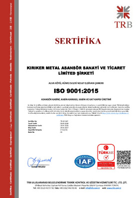 ISO 9001:2015 KALİTE YÖNETİM SİSTEMİ